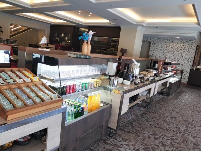 神戸メリケンパークオリエンタルホテルのエグゼクティブラウンジ　ドリンク類