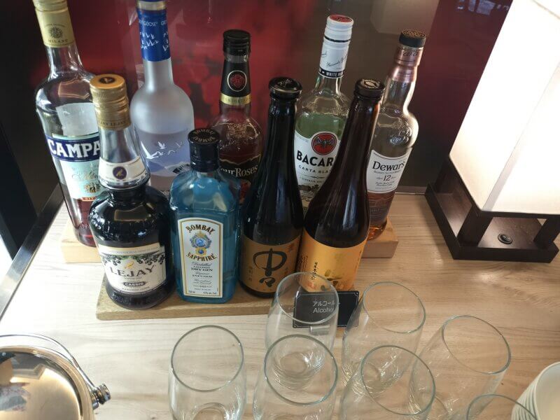 神戸メリケンパークオリエンタルホテルのエグゼクティブラウンジ　カクテル