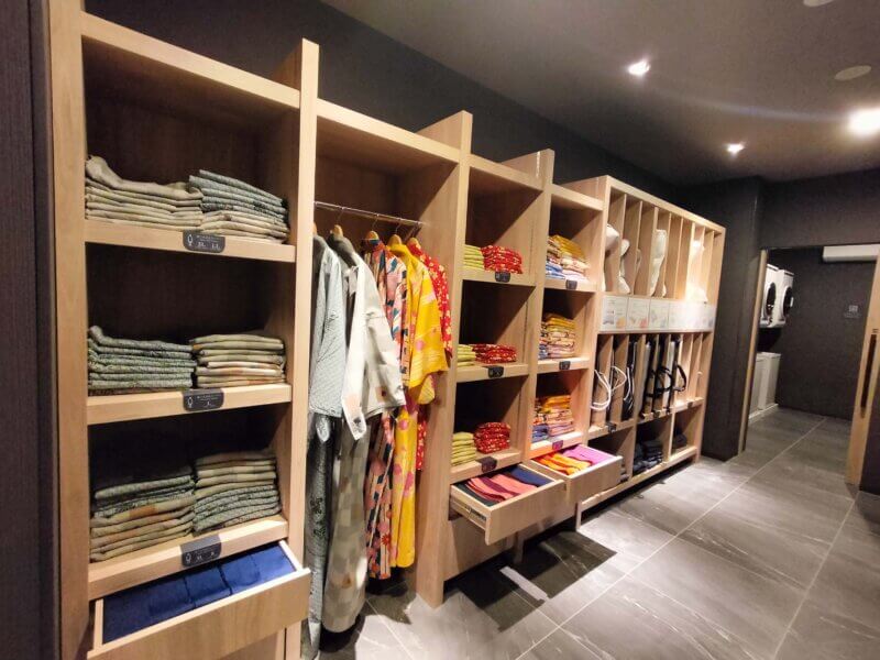 グランヴィリオ丹波篠山和蔵の浴衣コーナー