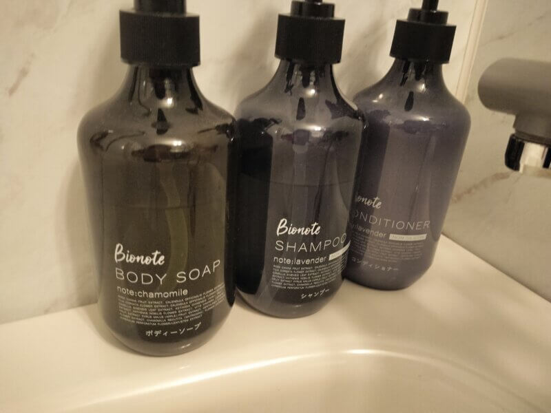 峰山高原ホテルリラクシアのシャンプー