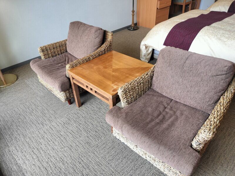 峰山高原ホテルリラクシアのベッド