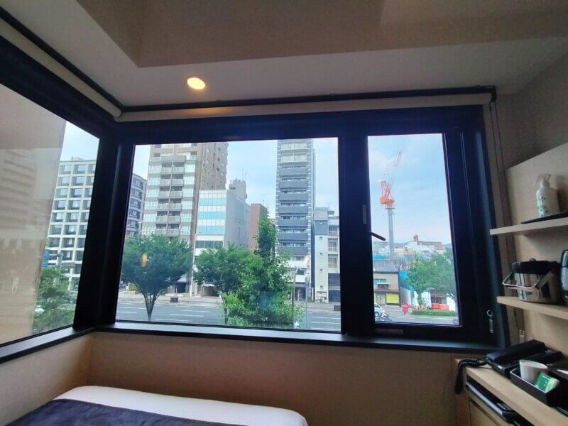 ザ・エディスターホテル京都二条Comic&Booksのコーナーシングルルーム 眺め 景色