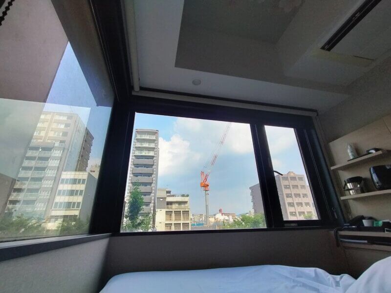 ザ・エディスターホテル京都二条Comic&Booksのコーナーシングルルーム 眺望