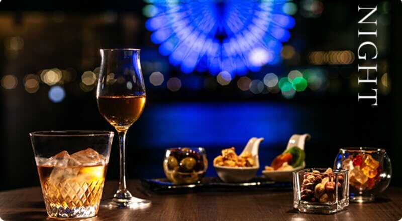 神戸メリケンパークオリエンタルホテルのエグゼクティブラウンジ
　ナイト　