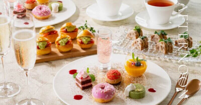 神戸メリケンパークオリエンタルホテルのエグゼクティブラウンジアフタヌーン　