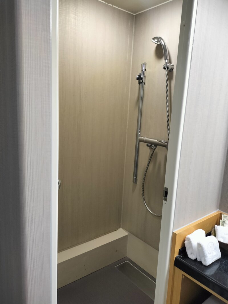 ザ・プリンス京都宝ヶ池のシャワーブース
