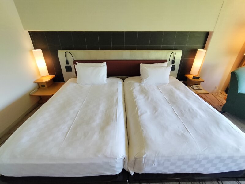 ザ・プリンス京都宝ヶ池のベッド