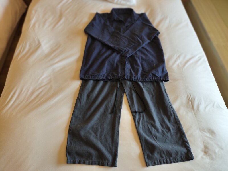 セトレハイランドヴィラ姫路の館内着、パジャマ