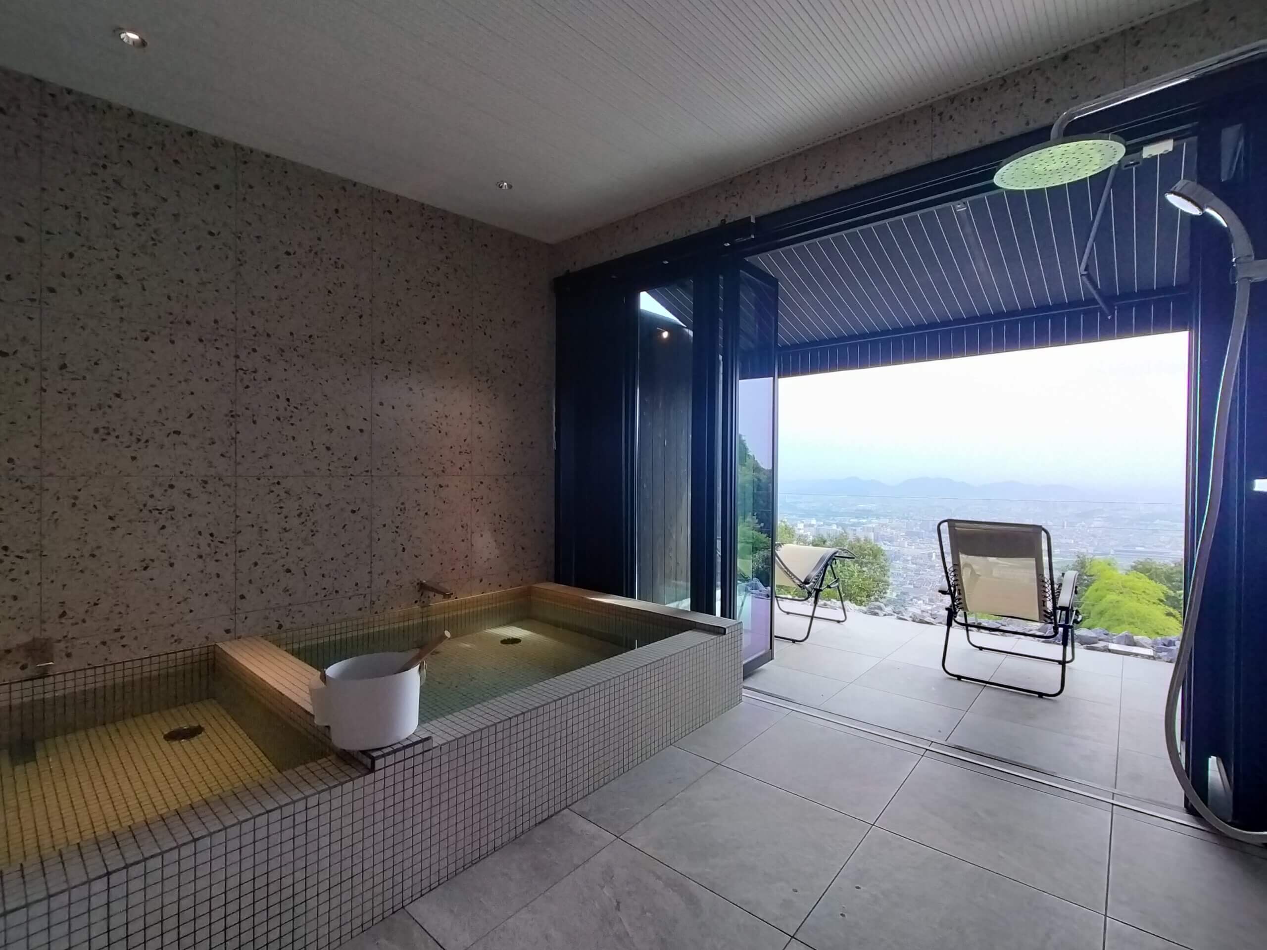 セトレハイランドヴィラ姫路のプライベートサウナ