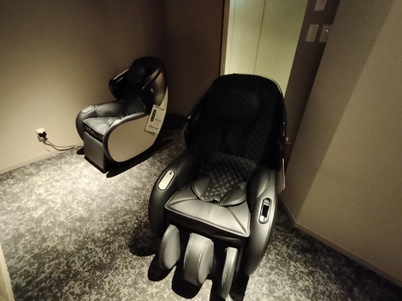 たびのホテル加古川の無料のマッサージチェア