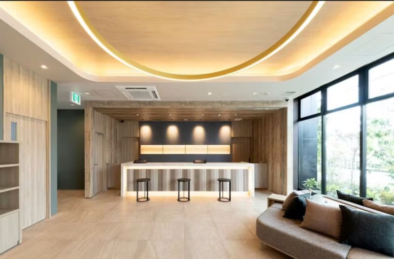 たびのホテル加古川のフロント